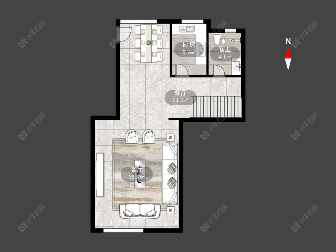 常州左邻右里在售二手房源户型图_小牛看房