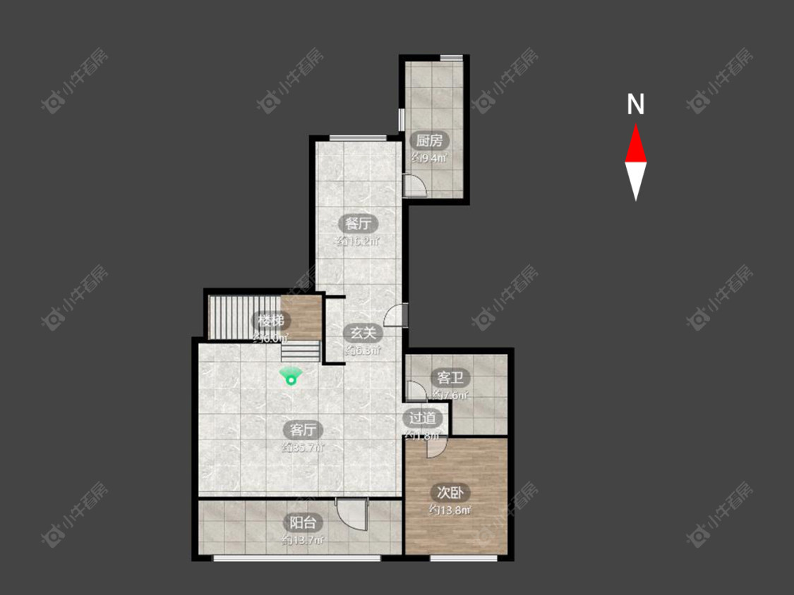 金地天际房源户型图 常州金地天际在售二手房源户型图_小牛看房