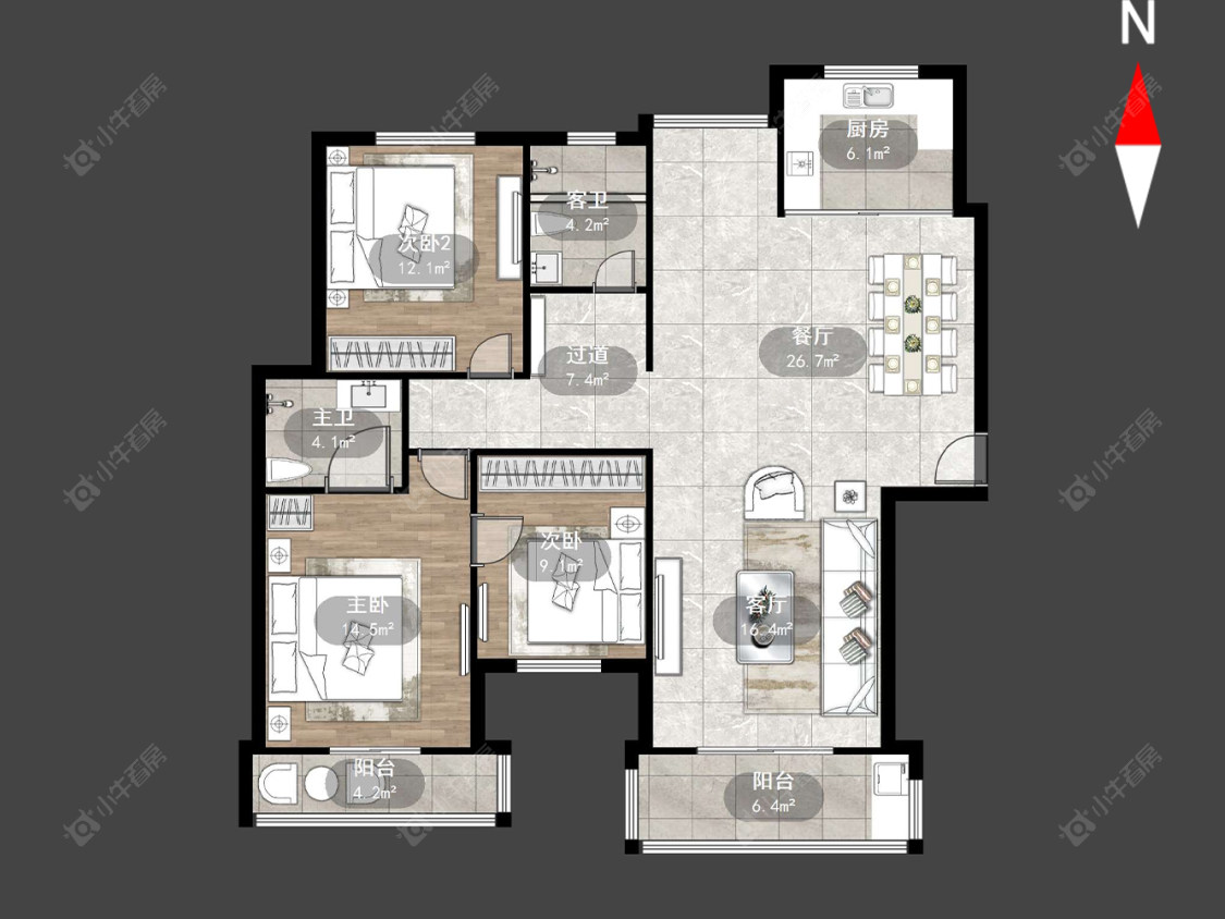 常州嘉州枫景苑在售二手房源户型图_小牛看房