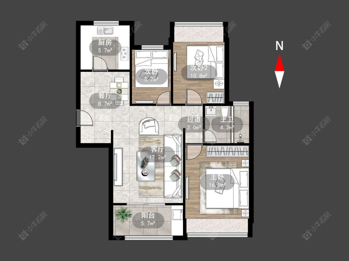 常州清水湾花园二期在售二手房源_小牛看房