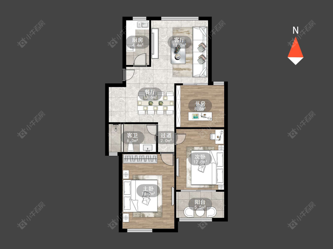 香江壹品房源户型图 常州香江壹品在售二手房源户型图_小牛看房