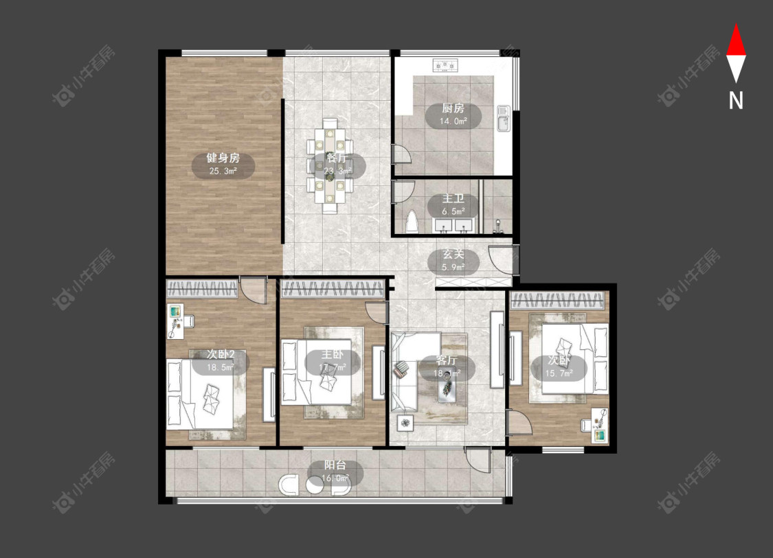 常州麻巷在售二手房源户型图_小牛看房