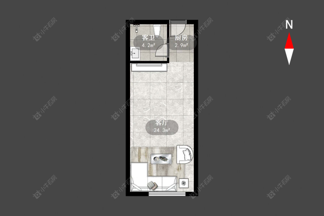 常州四季青服装城在售二手房源户型图_小牛看房