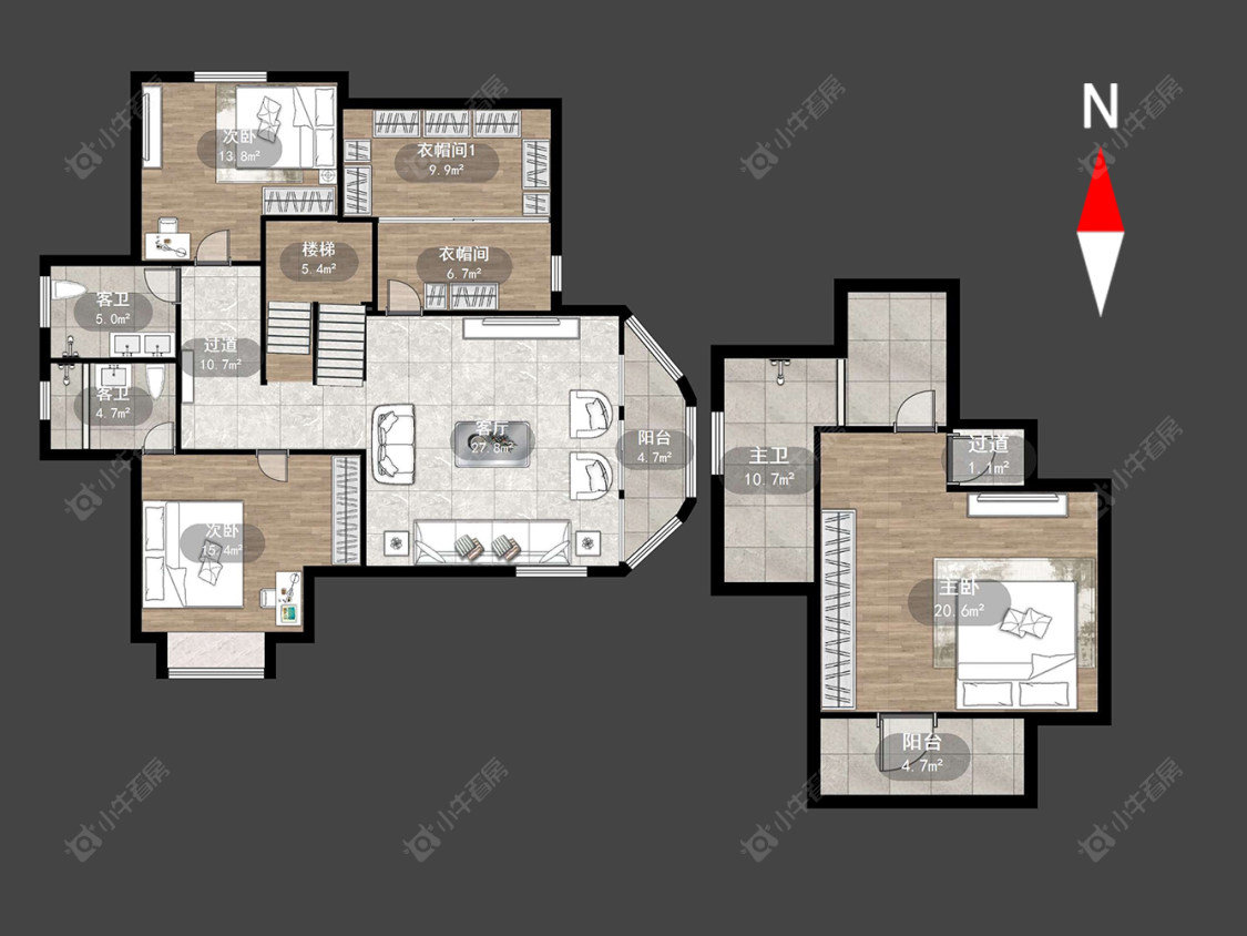 美林国际村房源户型图 常州美林国际村在售二手房源户型图_小牛看房