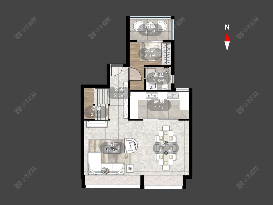 常州栖湖春秋在售二手房源户型图_小牛看房
