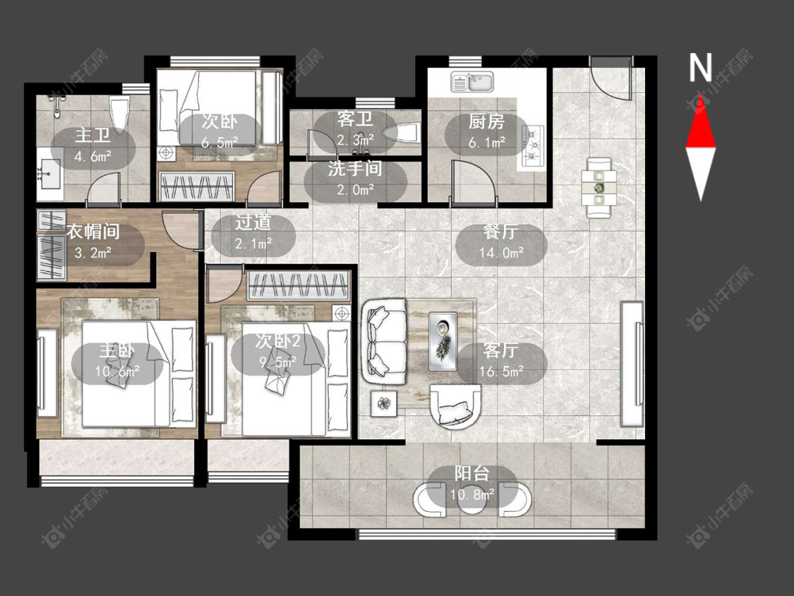常州弘阳云禧在售二手房源户型图_小牛看房