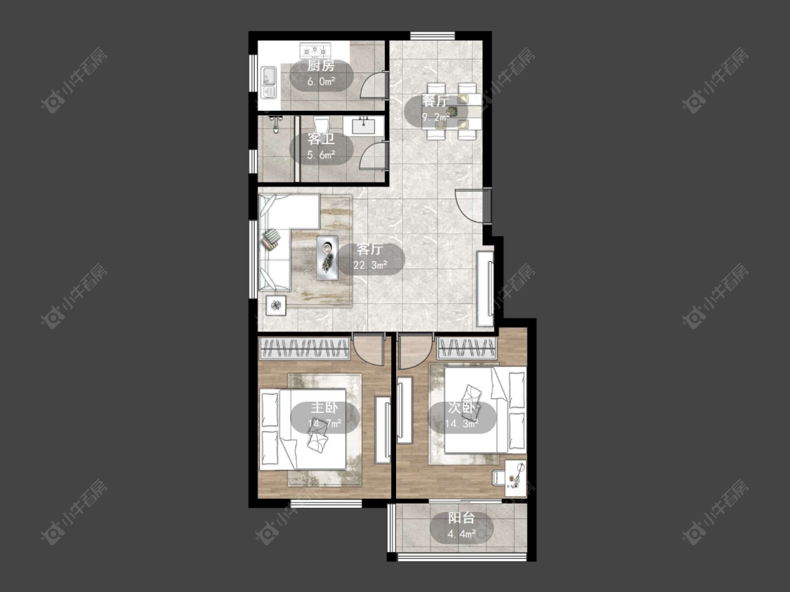 常州腾龙苑东区在售二手房源户型图_小牛看房