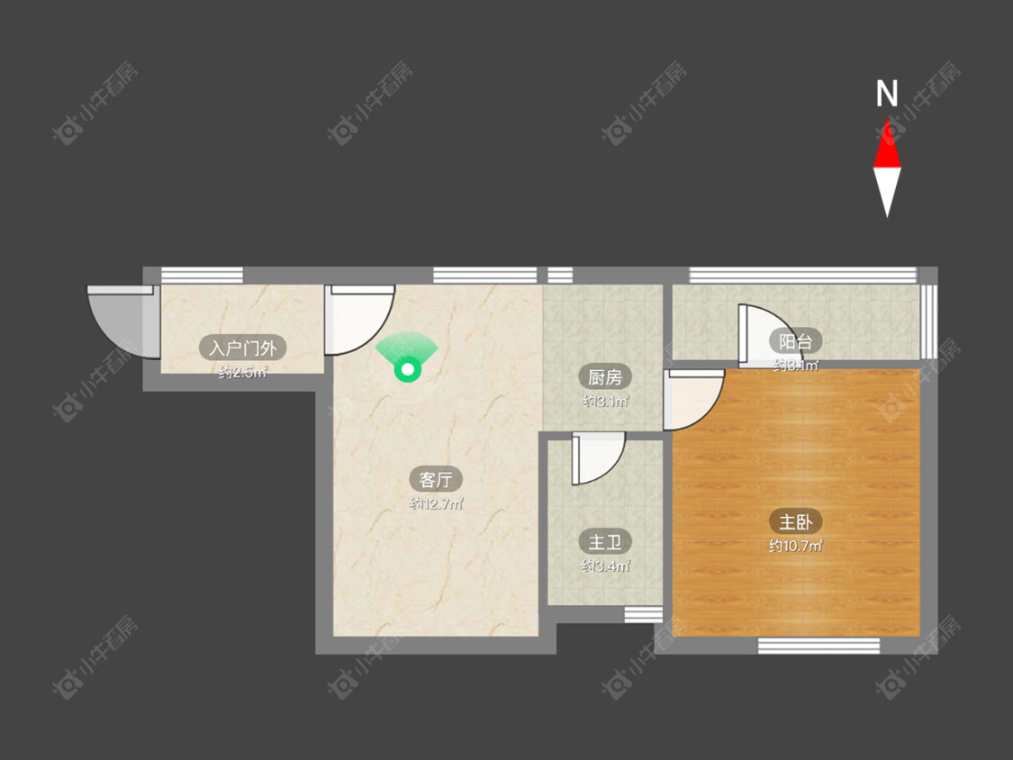 常州九洲花园一期在售二手房源户型图_小牛看房