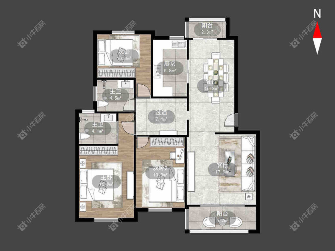 常州枫逸人家在租房源户型图_小牛看房