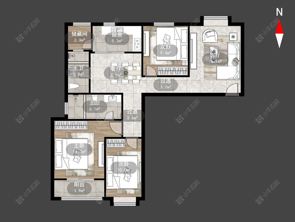 常州枫逸人家在售二手房源户型图_小牛看房