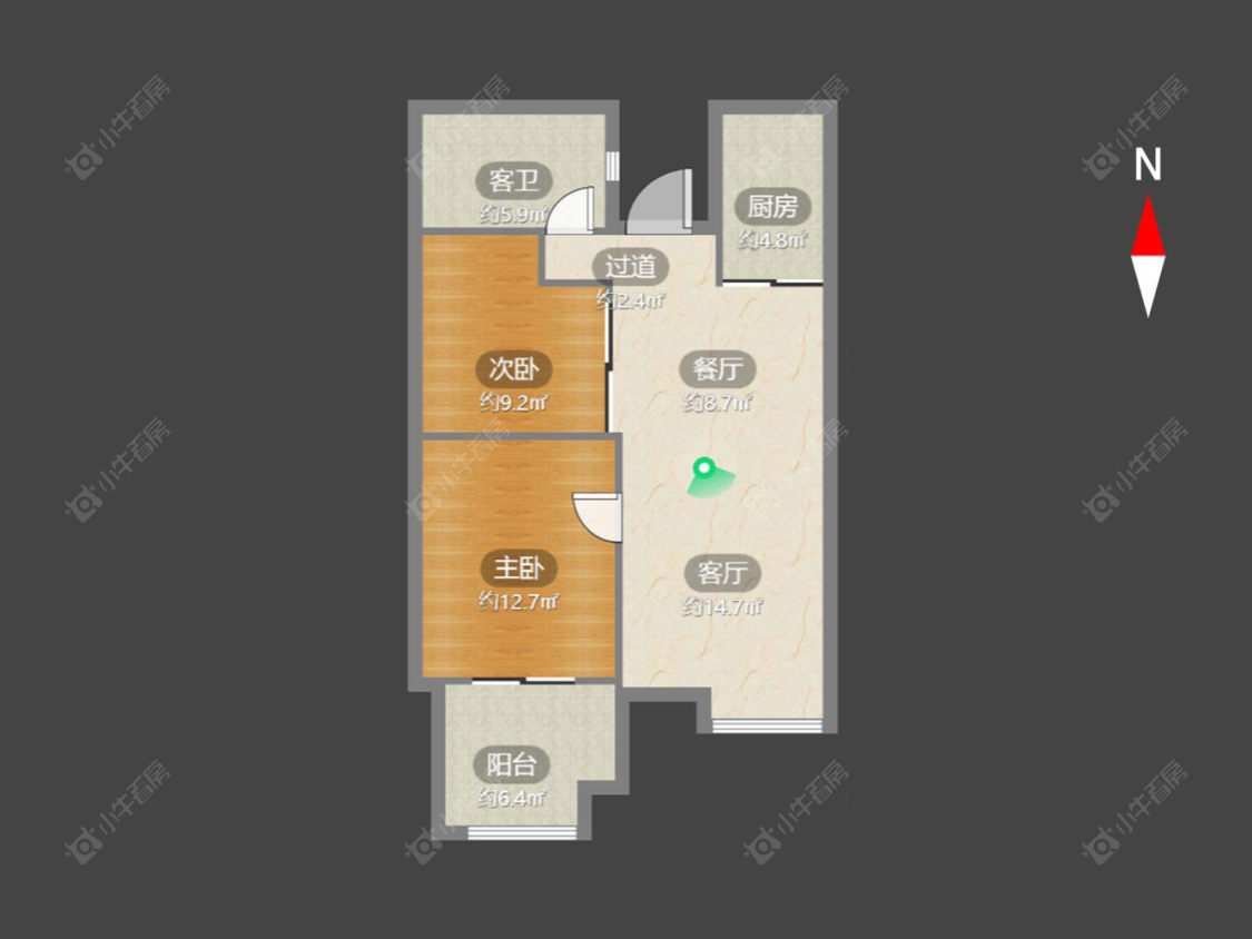 常州阳光龙庭在售二手房源户型图_小牛看房