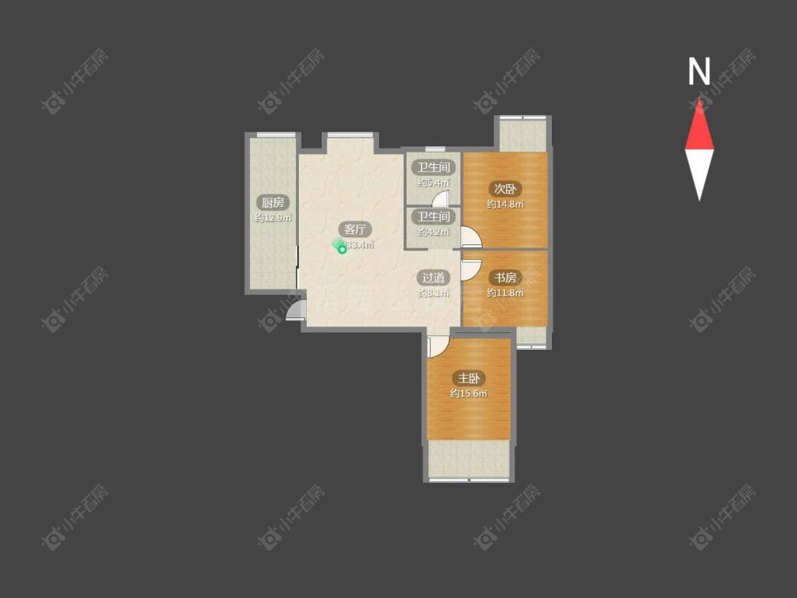 月馨苑房源户型图 常州月馨苑在售二手房源户型图_小牛看房