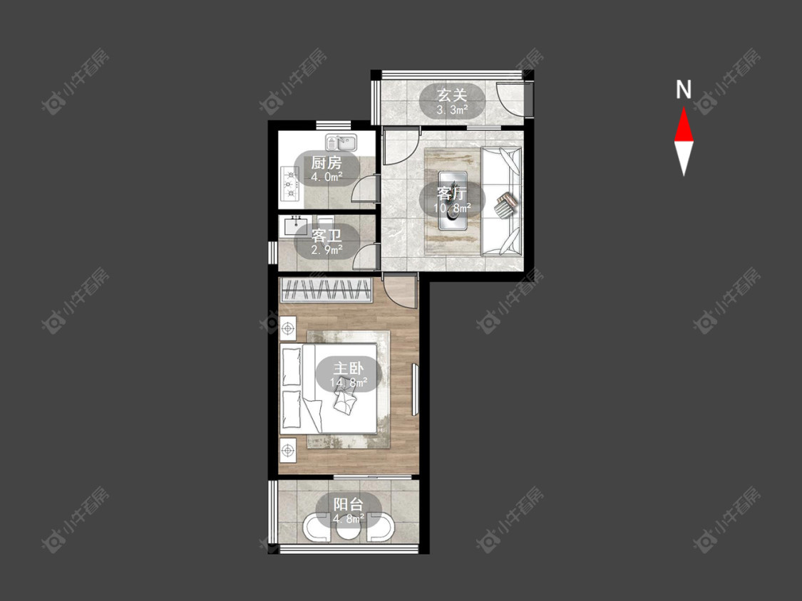 常州红梅新村在售二手房房源户型图_小牛看房