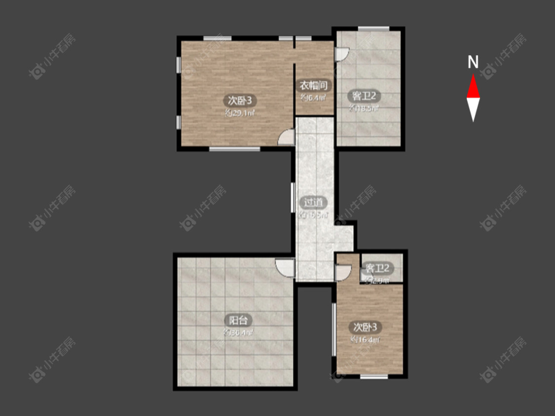 常州金新鼎邦别墅区在售二手房源户型图_小牛看房