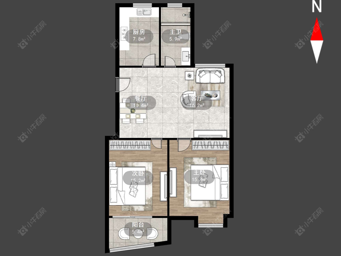 常州名桂坊在售二手房源户型图_小牛看房