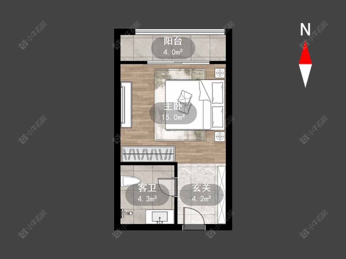 常州中奥珑郡在售二手房源户型图_小牛看房