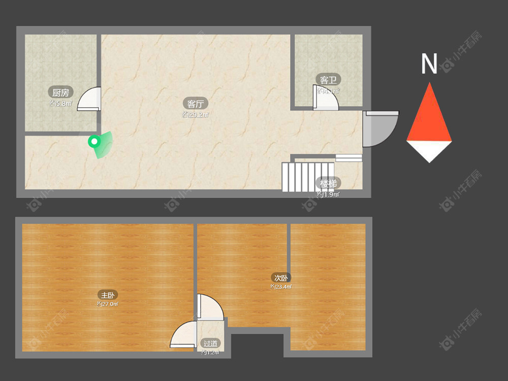 常州吾悦广场金苹果公寓在售二手房_小牛看房