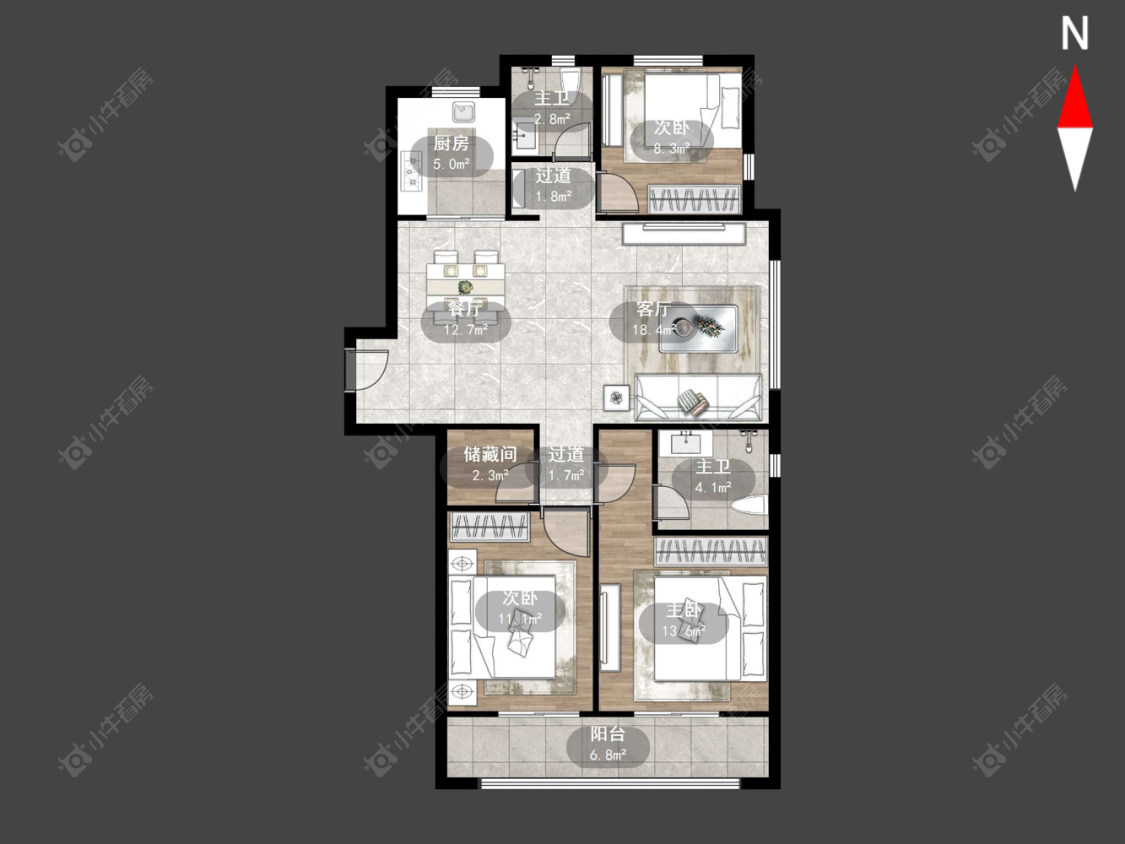 中意宝第房源户型图 常州中意宝第在售二手房源户型图_小牛看房