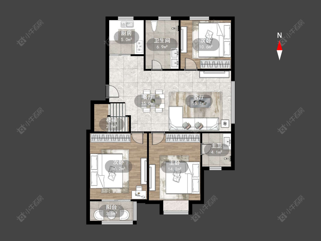 常州华达名都在售二手房源户型图_小牛看房