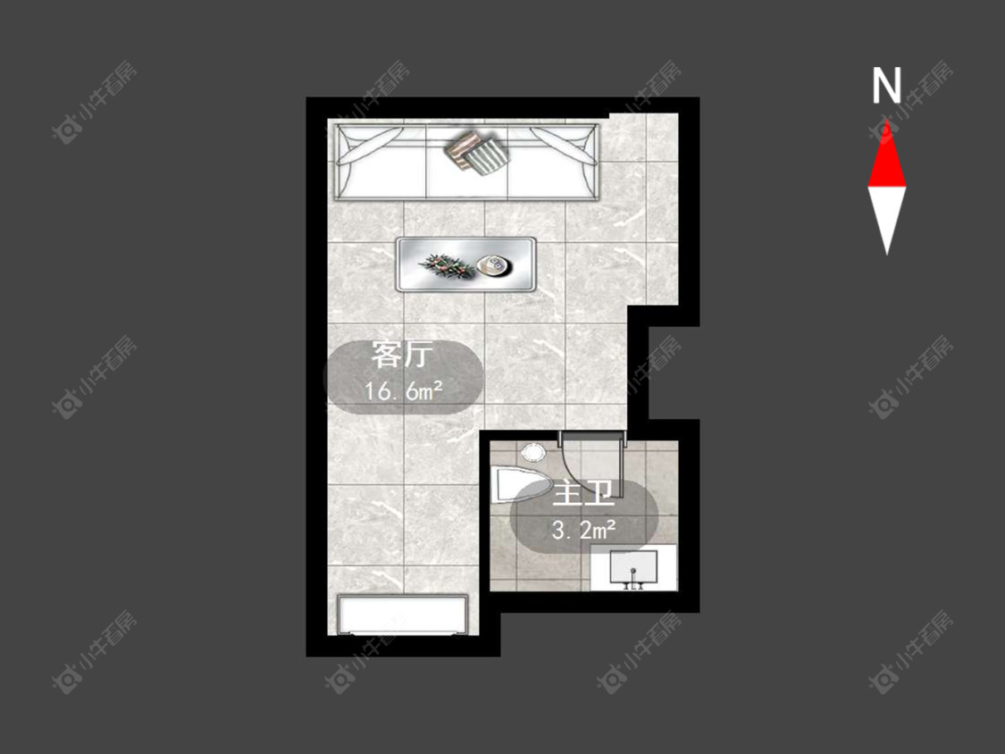 常州荣盛曼哈顿广场在售二手房房源户型图_小牛看房