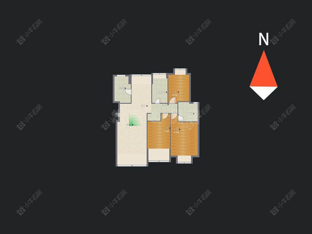 常州随园锦湖公寓在售二手房源户型图_小牛看房