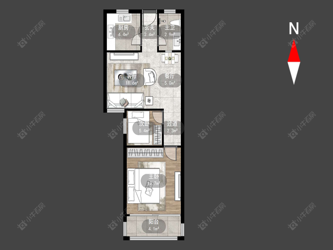 常州嘉顺花园在售二手房源户型图_小牛看房