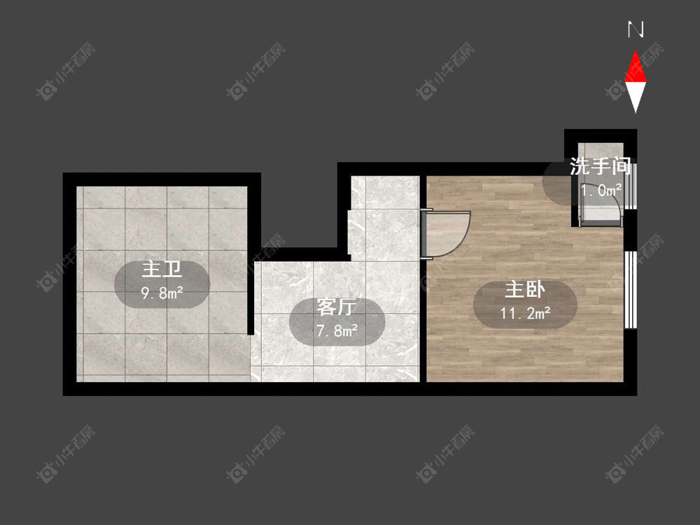 常州现代城在售二手房源户型图_小牛看房