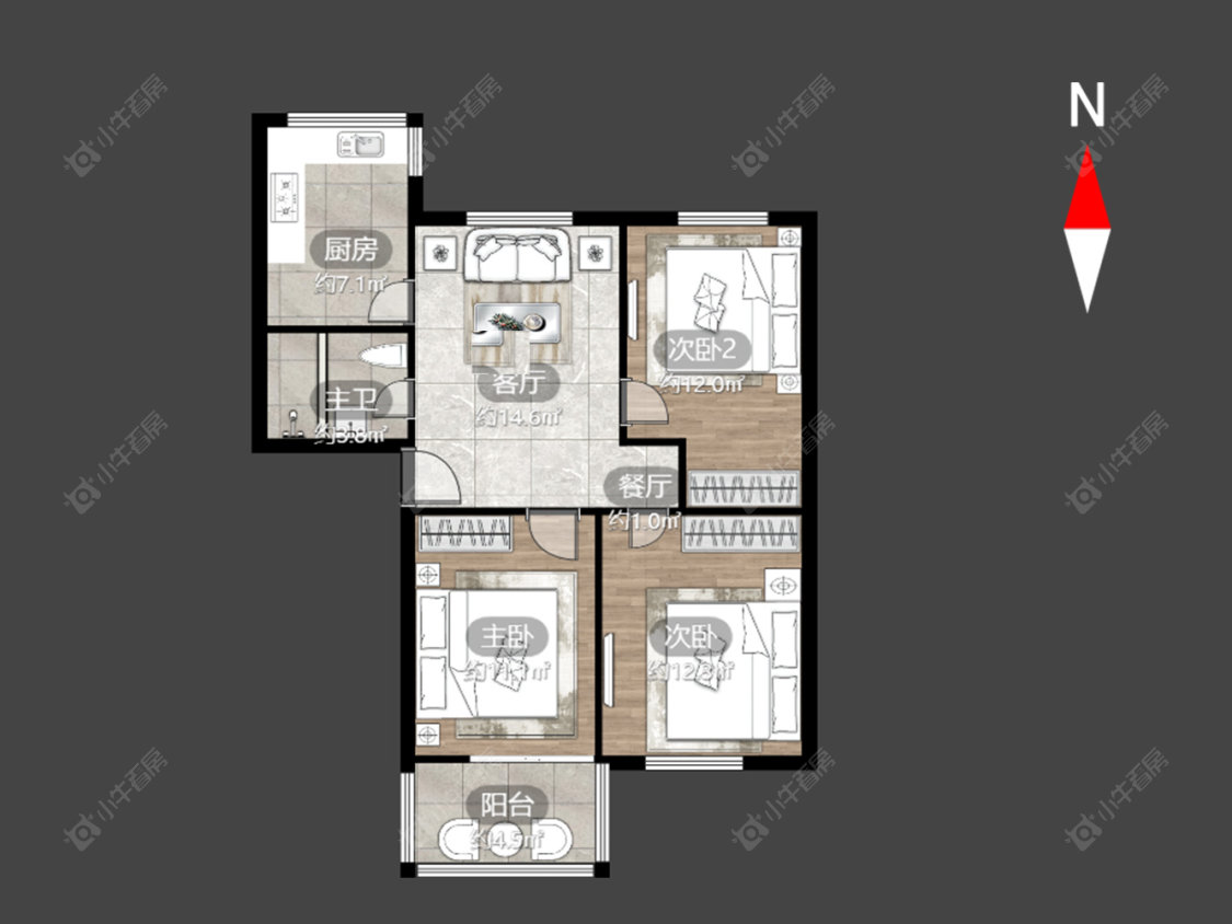 河海新村房源户型图 常州河海新村在售二手房源户型图_小牛看房