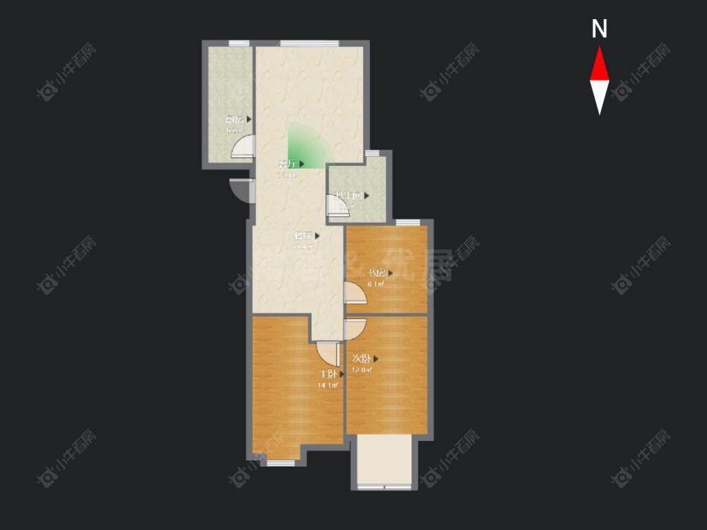 常州常发豪郡在售二手房源户型图_小牛看房