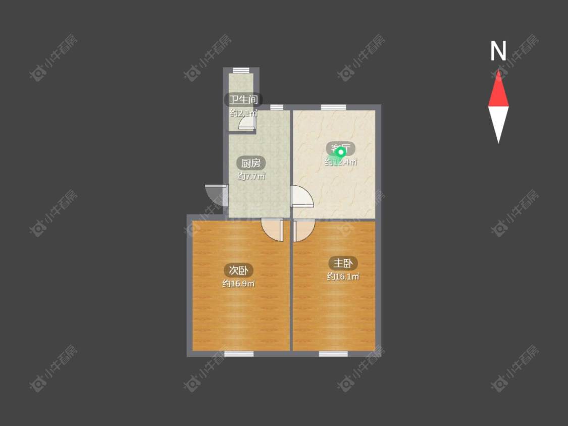 常州县北新村在售二手房源户型图_小牛看房