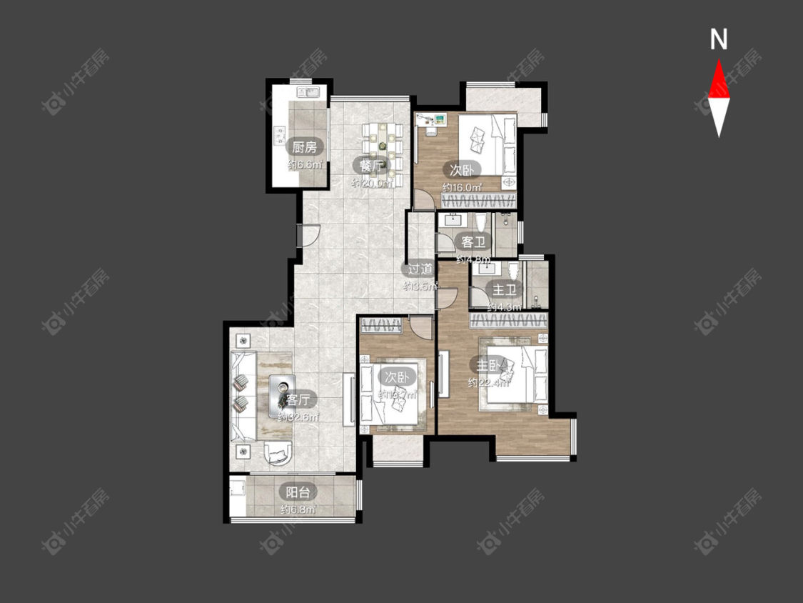 彩虹城房源户型图 常州彩虹城在售二手房源户型图_小牛看房
