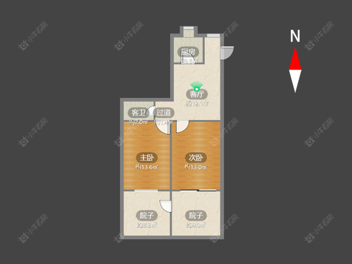 常州椿桂坊在售二手房源户型图_小牛看房