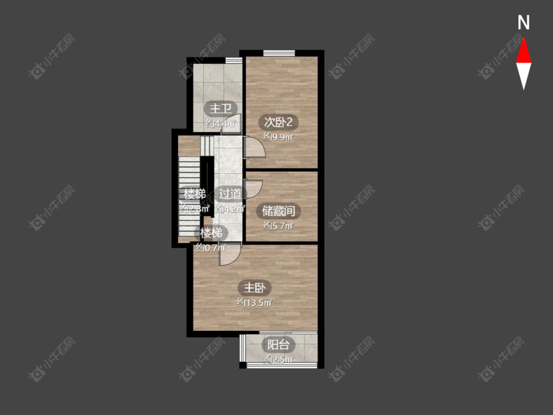 常州高成莱茵别墅区在售二手房房源户型图_小牛看房