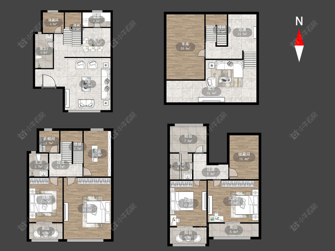 常州荆川东路在售二手房源户型图_小牛看房