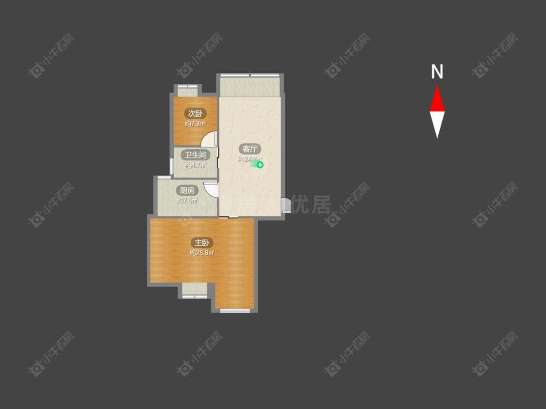 常州米兰阳光在售二手房源户型图_小牛看房