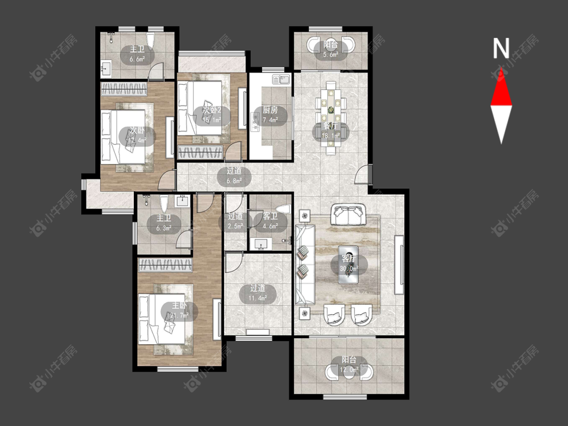 大名城西区房源户型图 常州大名城西区在售二手房源户型图_小牛看房
