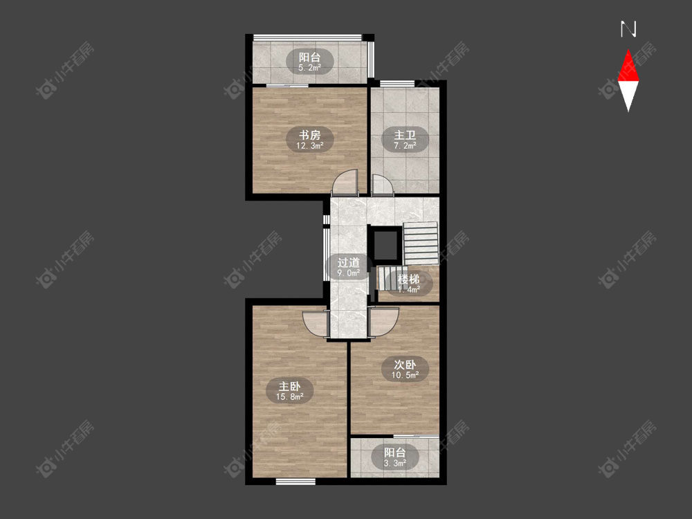 常州中海锦珑湾别墅区在售二手房房源户型图_小牛看房