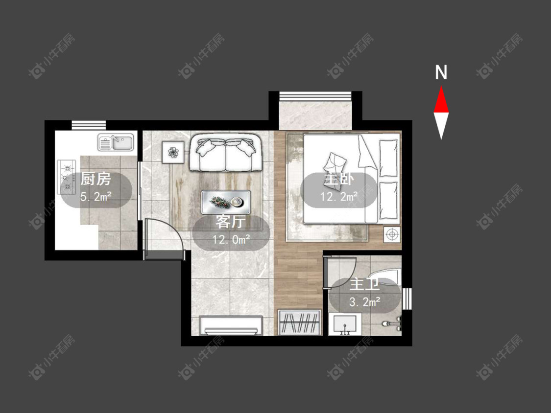常州金百花园在售二手房源户型图_小牛看房
