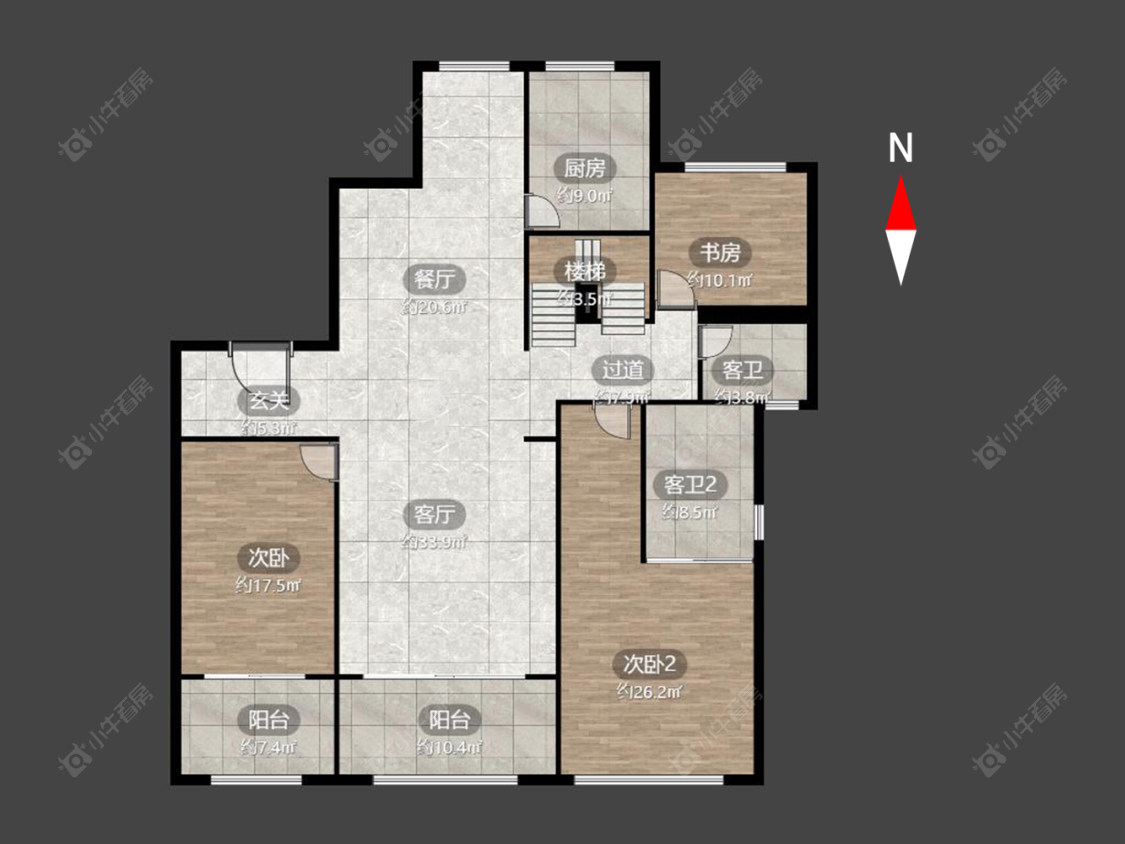 常州金地天际在售二手房源户型图_小牛看房