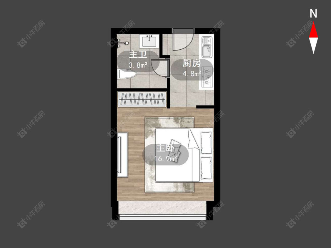 常州宝龙城市广场在售二手房源户型图_小牛看房