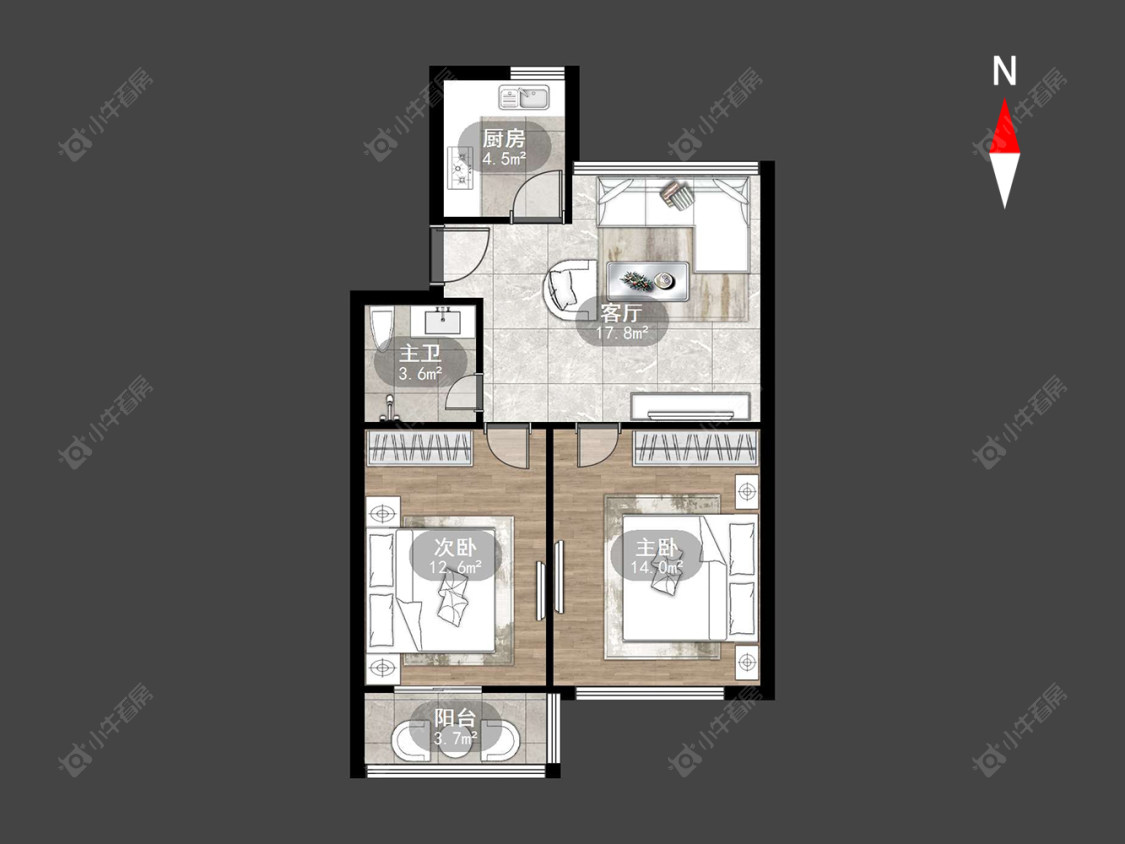 清潭六村房源户型图 常州清潭六村在售二手房源户型图_小牛看房