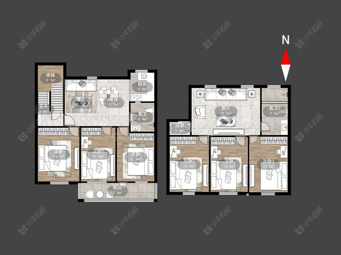 常州北新巷在售二手房源户型图_小牛看房