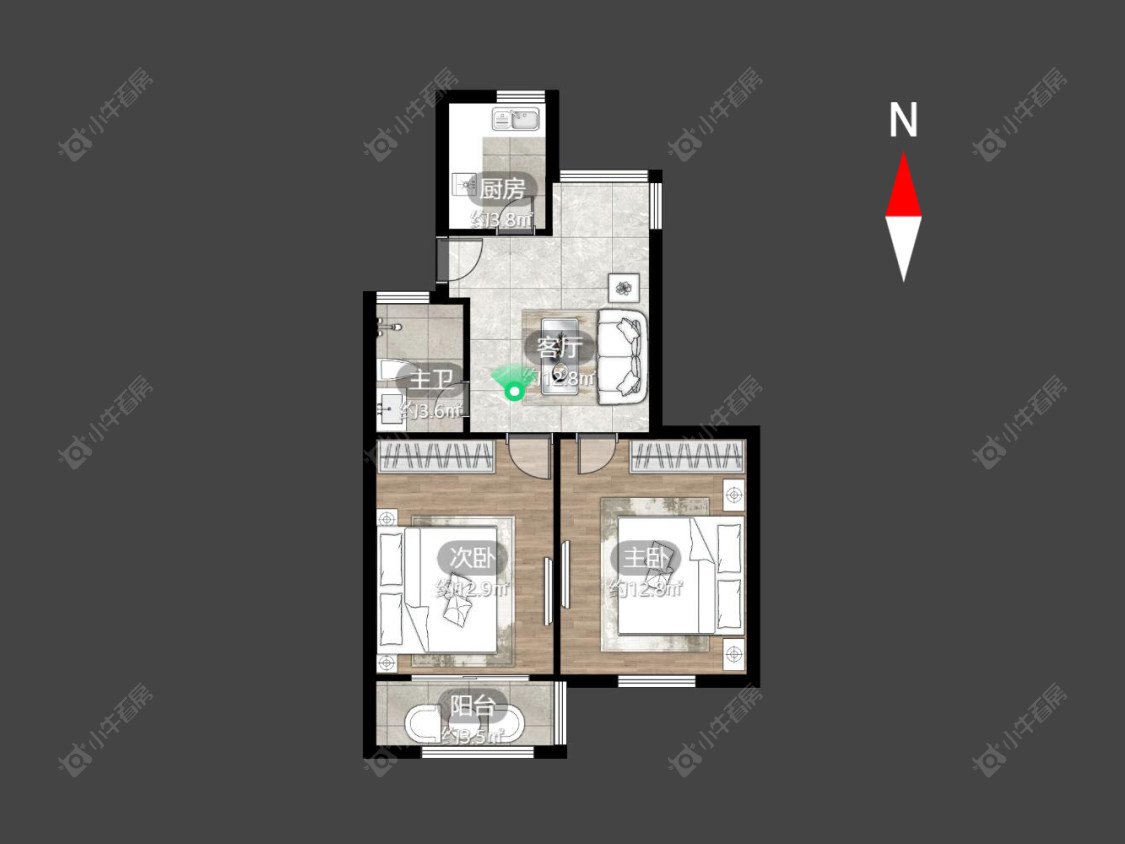 常州桃园新村在售二手房源户型图_小牛看房