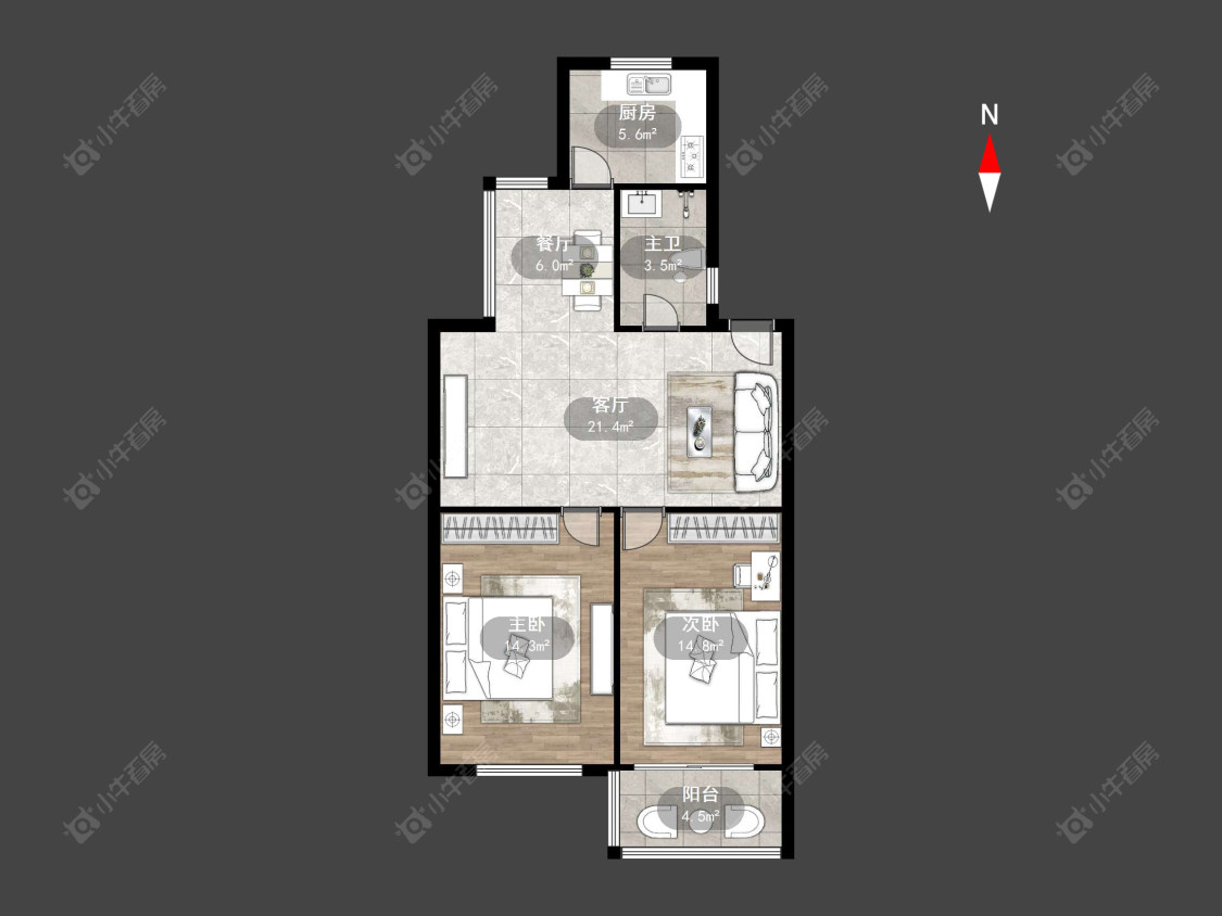 常州文化新村在售二手房房源户型图_小牛看房