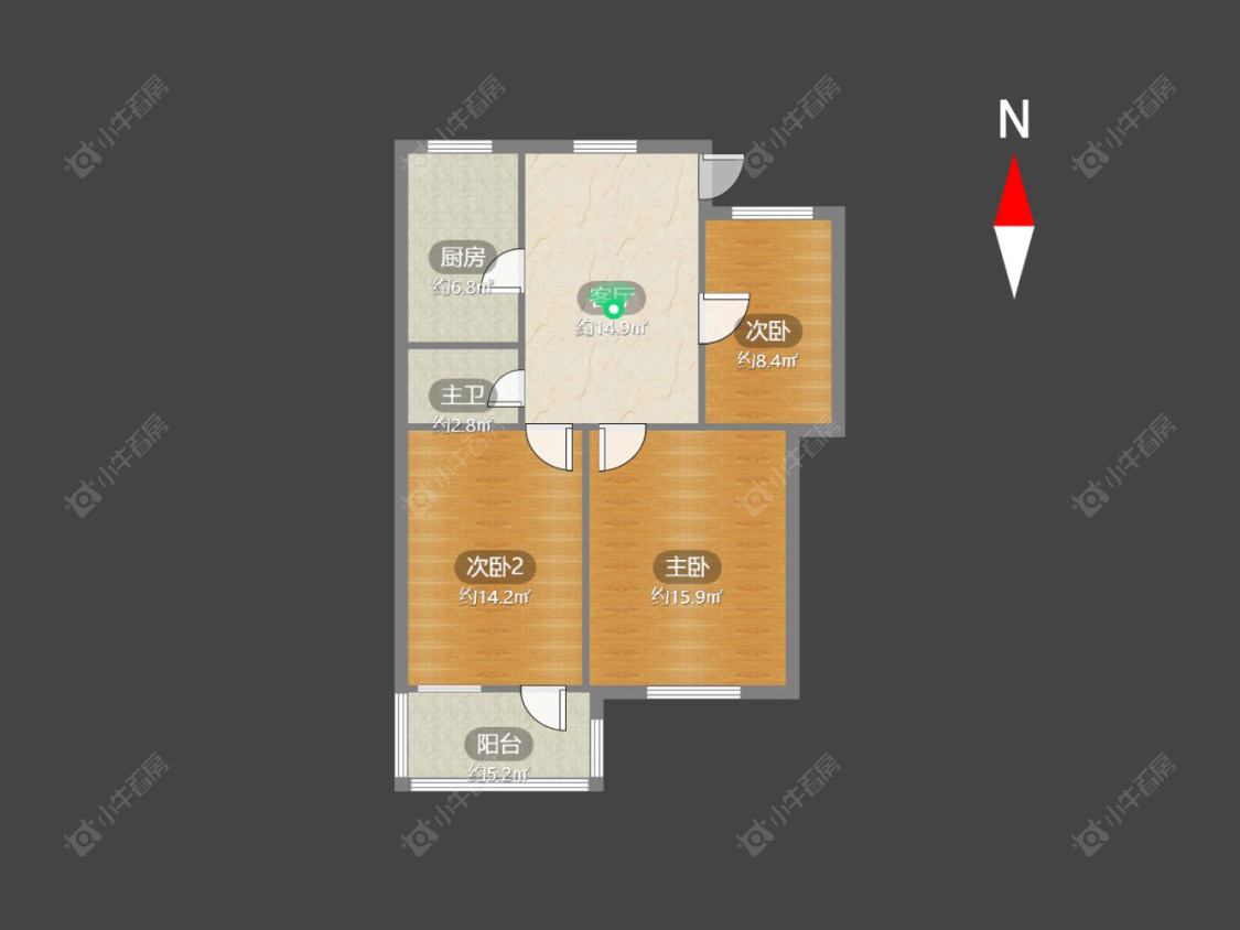 常州元丰桥在售二手房源户型图_小牛看房