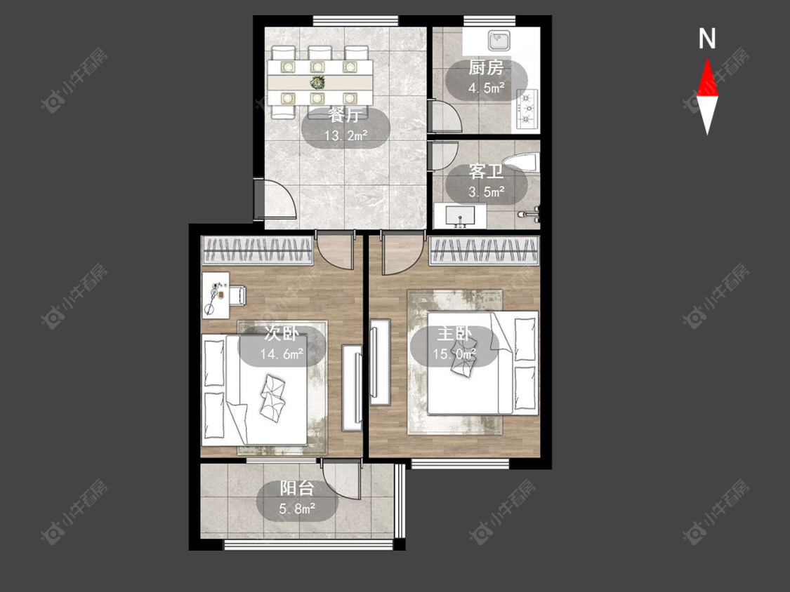 常州机厂街在售二手房源户型图_小牛看房