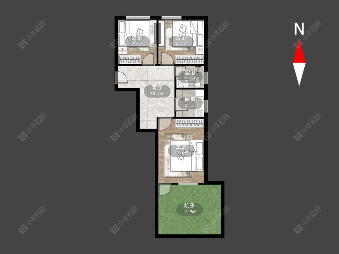 常州花园新村（钟楼）在售二手房源户型图_小牛看房