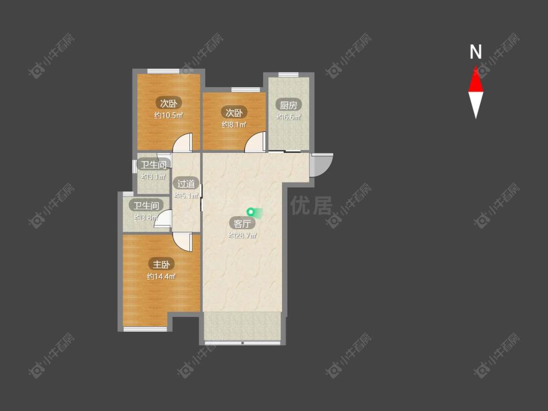 中海凤凰熙岸房源户型图 常州中海凤凰熙岸在售二手房源户型图_小牛看房