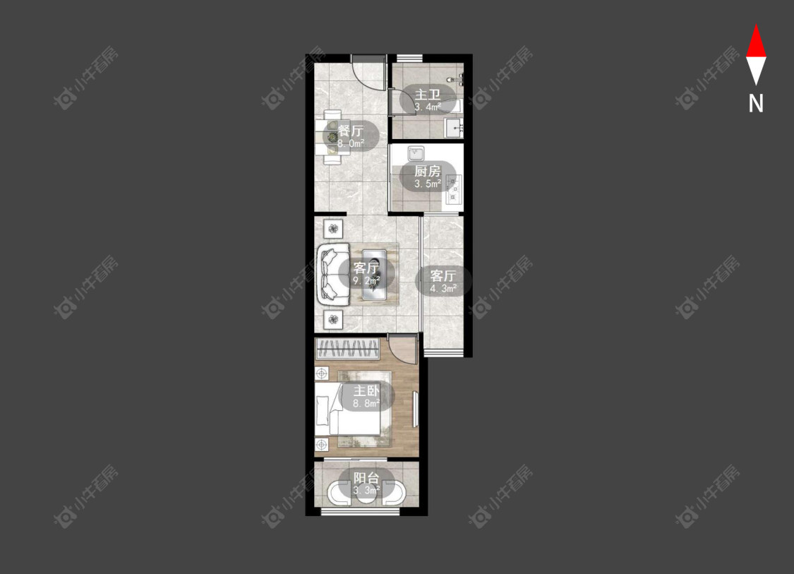 常州九洲玺在售二手房房源户型图_小牛看房