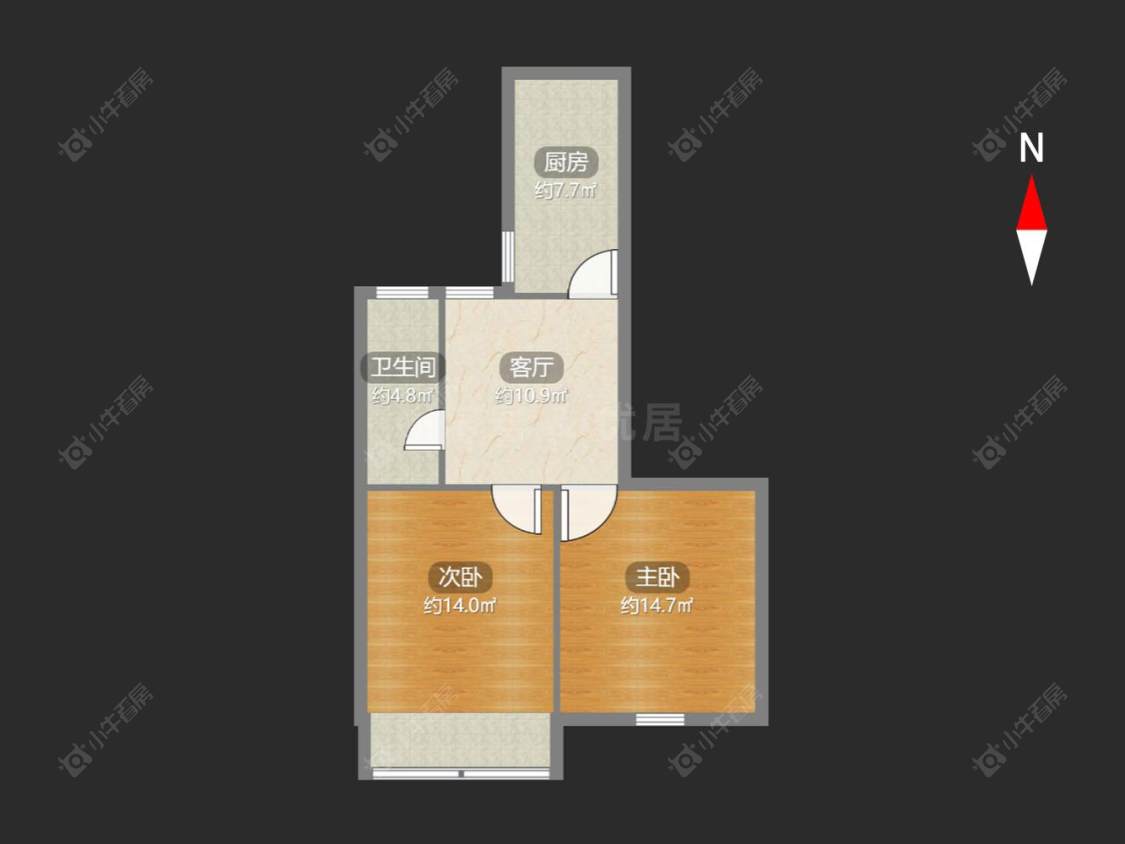 北环南村房源户型图 常州北环南村在售二手房源户型图_小牛看房